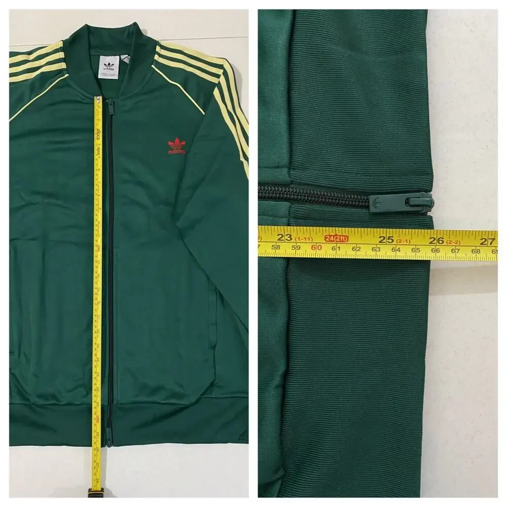 Adidas Originals Superstar Tracksuit Collegiate Green Powder Yellow Size 2XL